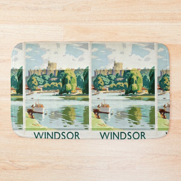 Item preview, Railway Poster Windsor designed and sold by stickart-marek.