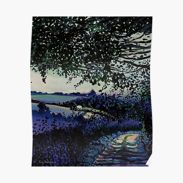 Walking back to Carmarthen, South Wales Poster