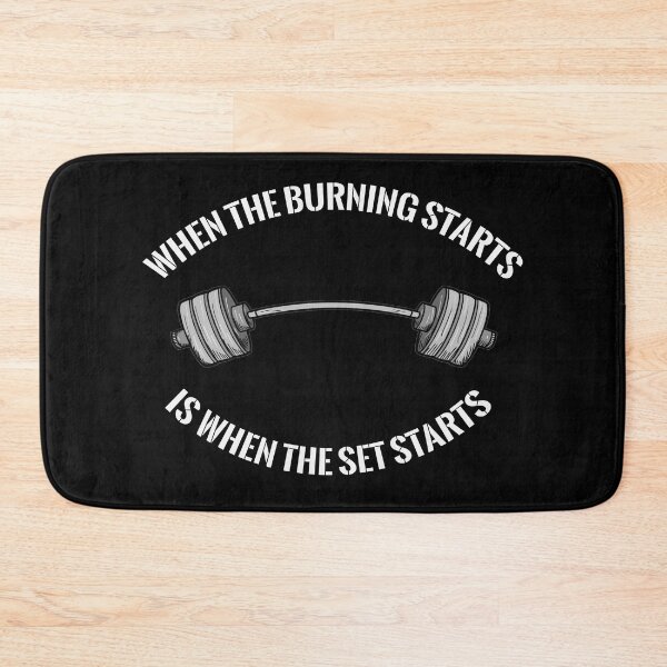 Item preview, When The Burning Starts Is When The Set Starts (White Text) designed and sold by JustincredibleT.