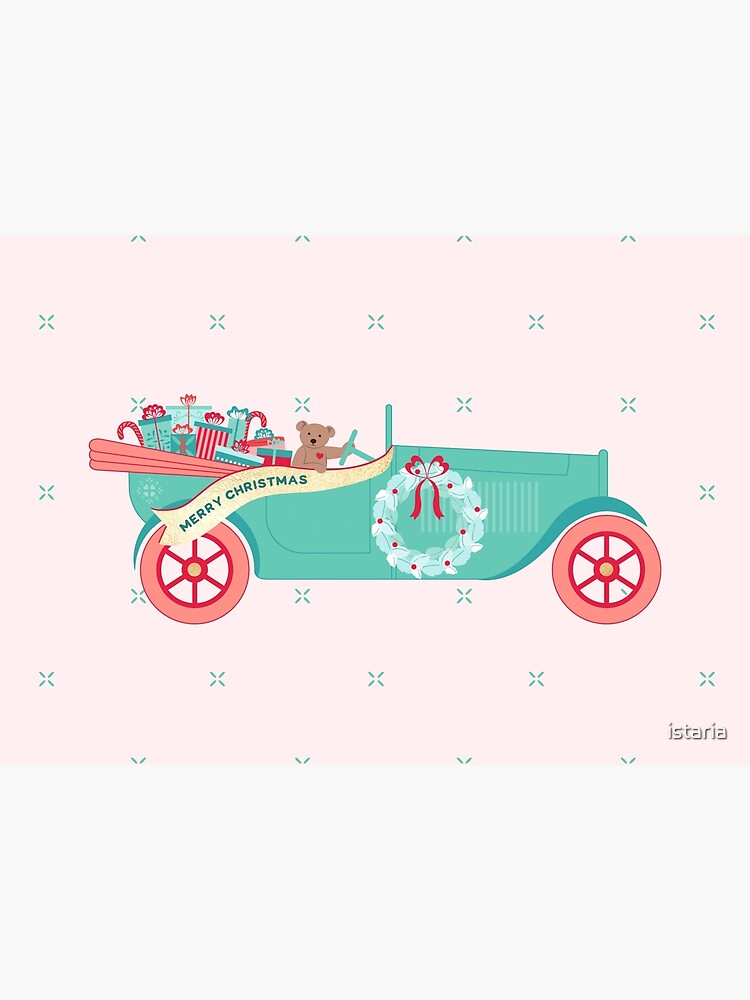 Christmas Teddy Car by istaria