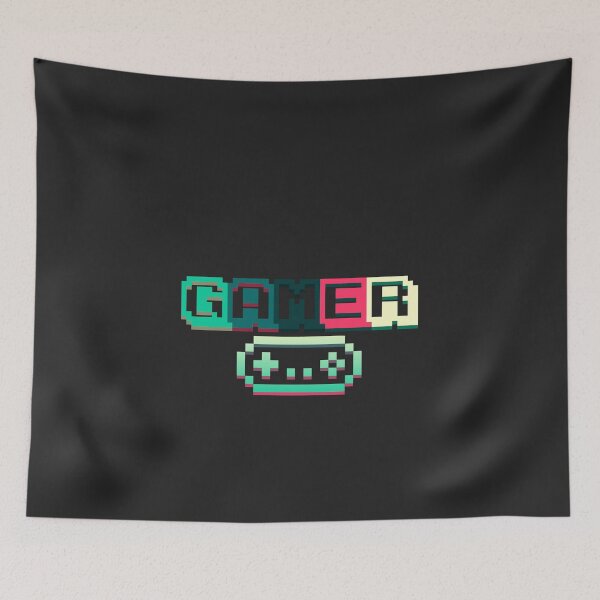 Item preview, Gamer Text with Controller VHS style T-Shirt designed and sold by xermerch.