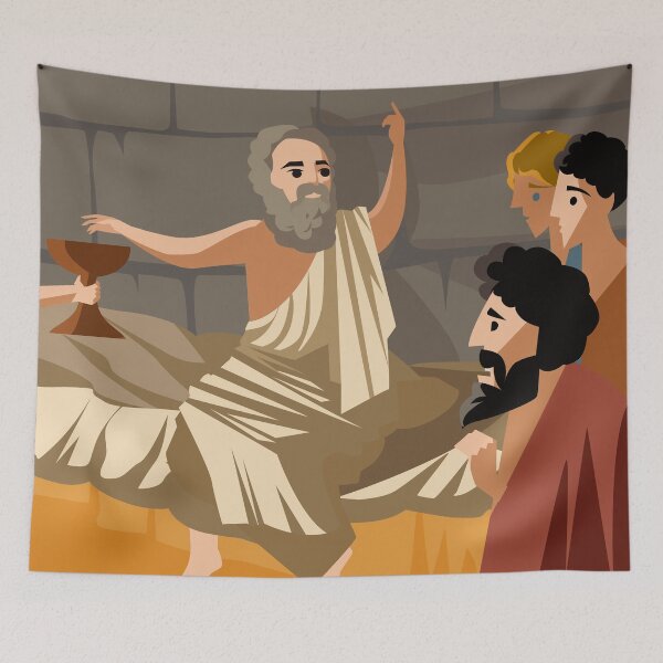 Item preview, ancient greek philosopher talking to students designed and sold by matintheworld ( delcarmat ).