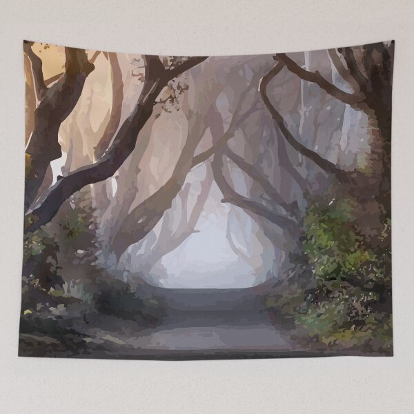 Item preview, Woodland Drive vectorscape in 250 spot colours designed and sold by carlarmes.