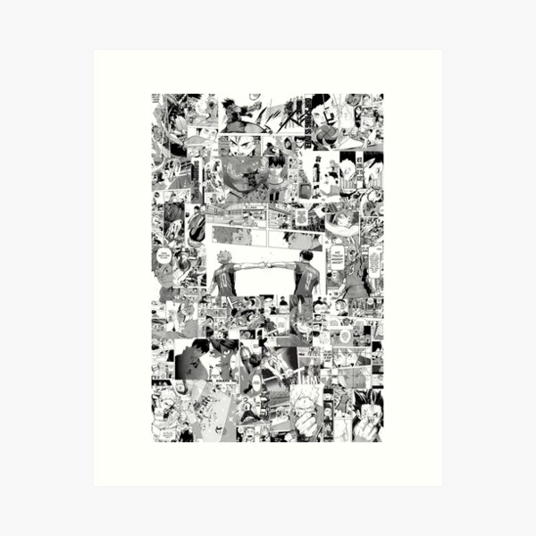 Haikyuu! Manga Collage V2 Kunstdruck