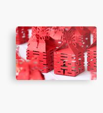 Chinese character LOVE & HAPPINESS Metal Print