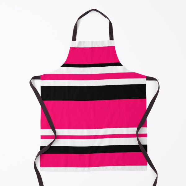 Item preview, Pink Black White Horizontal Stripes designed and sold by wordznart.