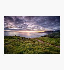 Muriwai Beach Sunset Photographic Print