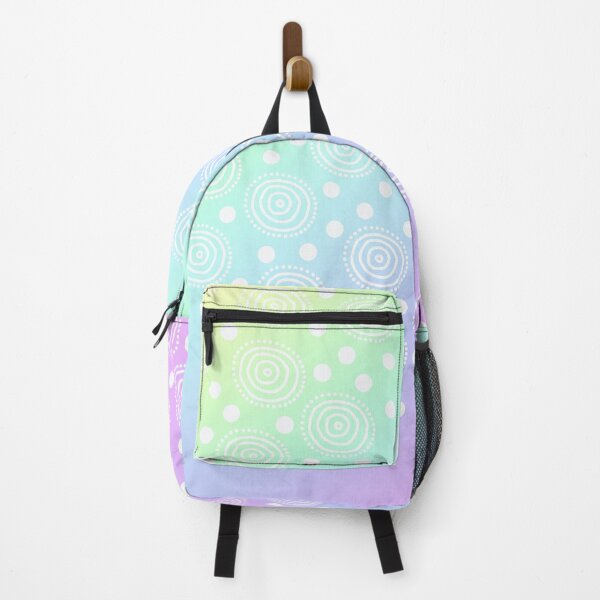 Item preview, Pastel Rainbow Gradient with Circles and Dots designed and sold by Whoopsidoodle.