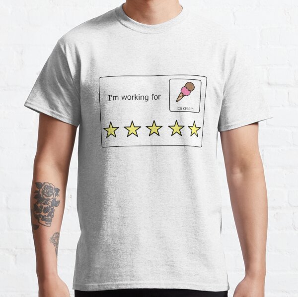 Boardmaker Working for Ice Cream Token Board Classic T-Shirt