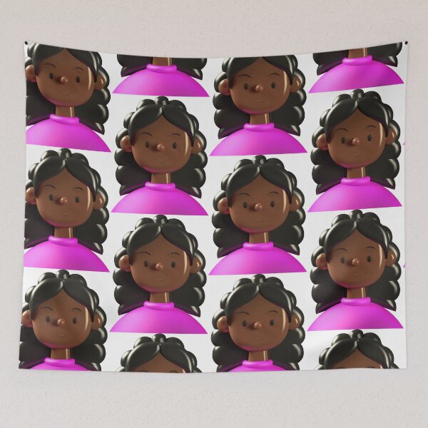 Item preview, Funny curly head Lola designed and sold by MHerzel.