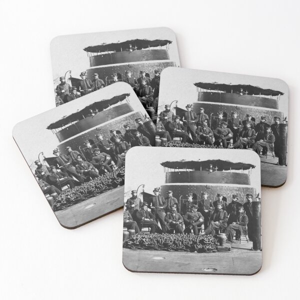 Item preview, Union Officers On Deck Of Monitor - Civil War designed and sold by warishellstore.