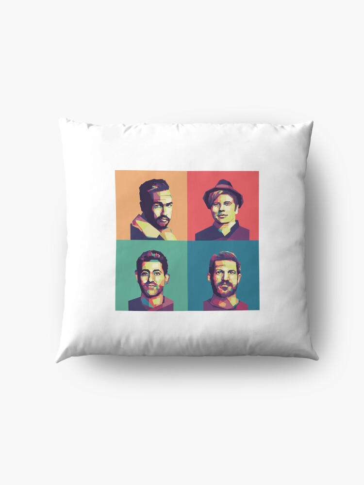 Alternate view of Fall Out Boy on WPAP Floor Pillow