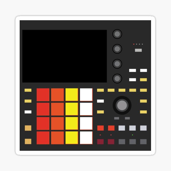 MPC One - Producer Life Gear - Dope Beat Machine Series #18 (w/Multicolored Pads) - no Text Sticker