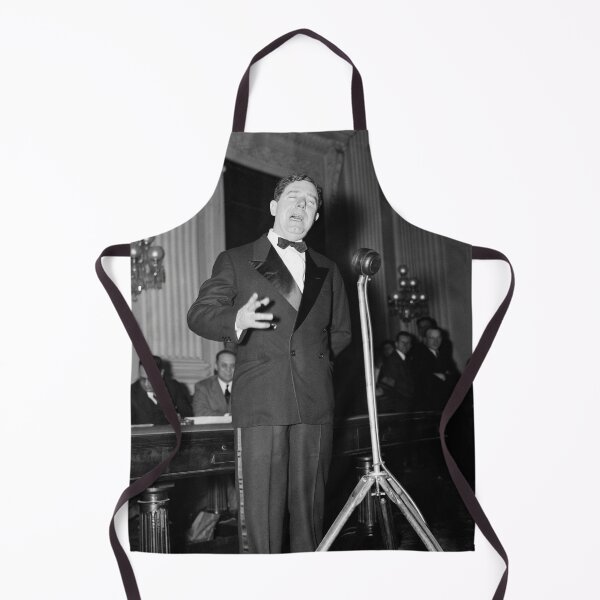 Item preview, Huey Long Speaking Into Microphone - 1935 designed and sold by warishellstore.
