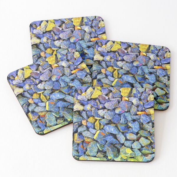 Item preview, grey yellow gravel stones designed and sold by morrismorgan.