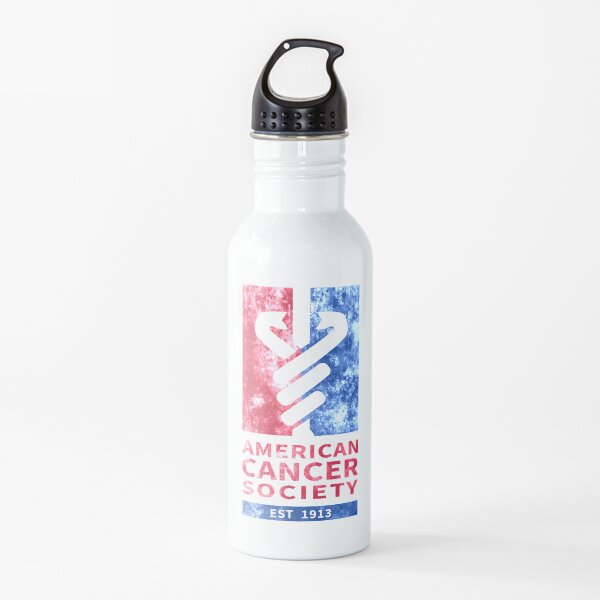 Sociedad Americana del Cáncer Espada de la Esperanza Botella de agua