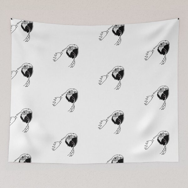 Item preview, Monochromatic Parakeet designed and sold by LizBanegasArt.