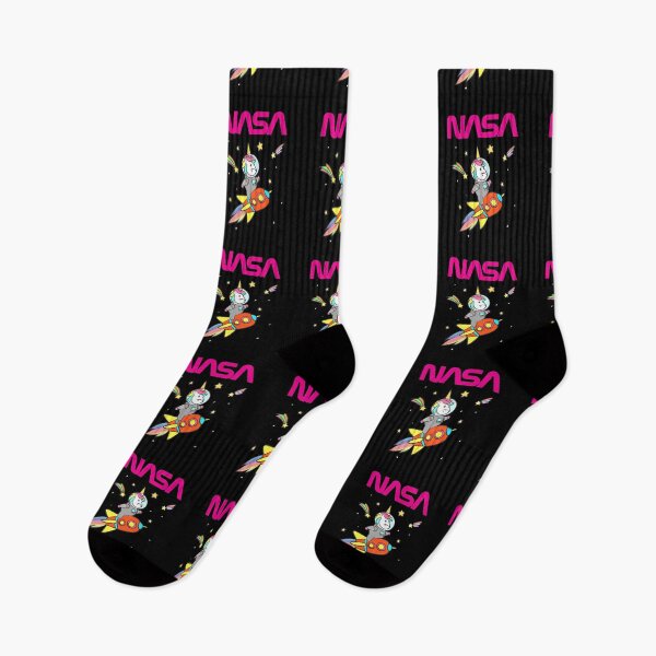 Item preview, NASA Unicorn On Rocket In Space designed and sold by AxzoGerman.