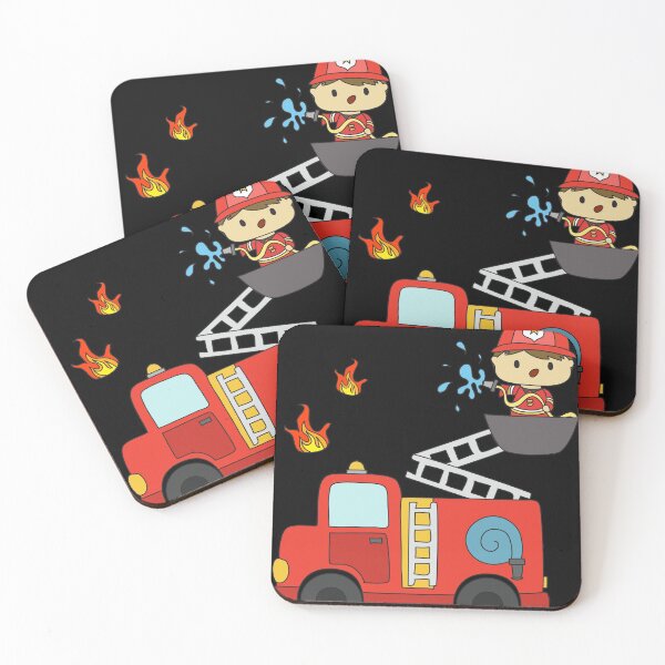 Item preview, Firefighter In Action Against The Fire designed and sold by AxzoGerman.