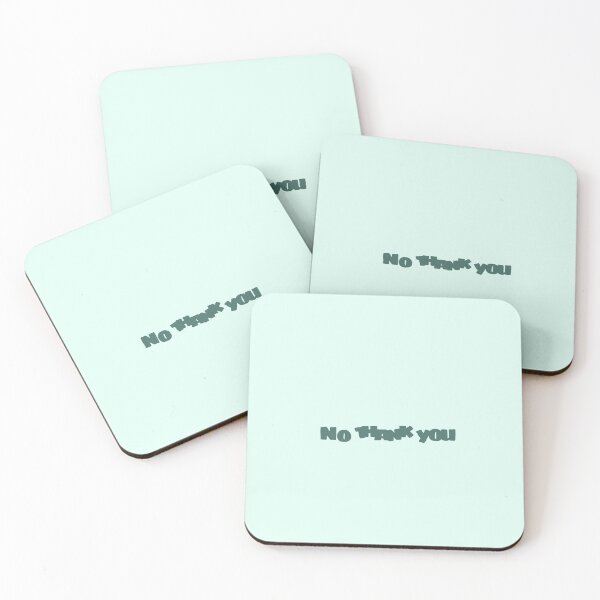 Item preview, NO THANK YOU designed and sold by carlistickers.
