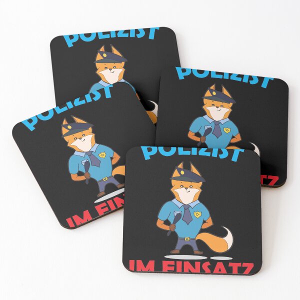 Item preview, Police Fox In Action Against Evil designed and sold by AxzoGerman.