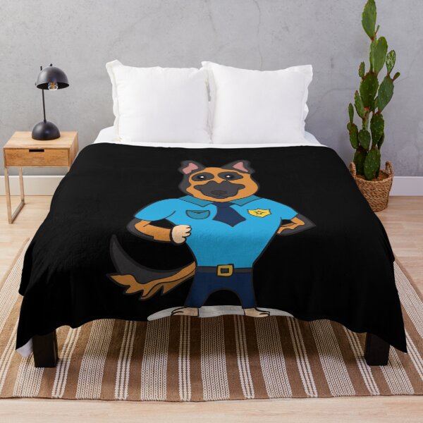 Item preview, Police Dog In Action Against Evil designed and sold by AxzoGerman.