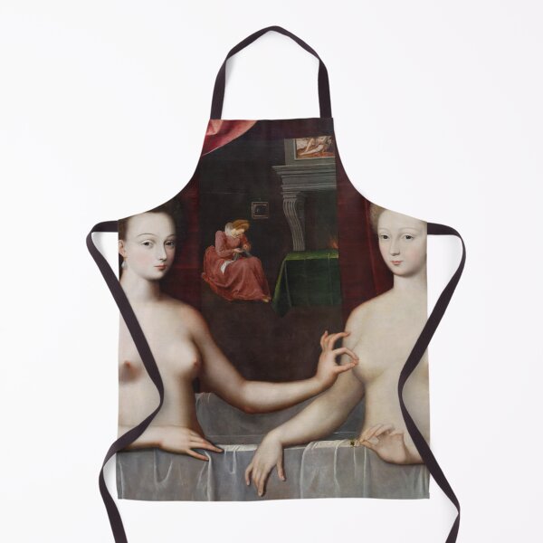 Item preview,  Gabrielle d'Estrées and One of her Sisters Taking A Bath designed and sold by TJ Devadatta Best.