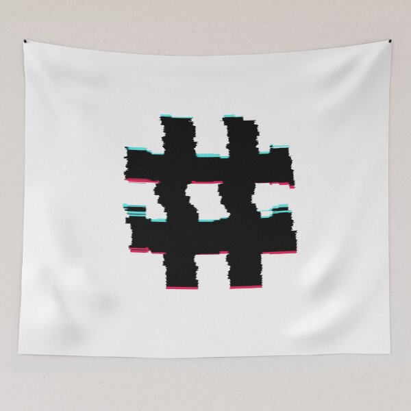 Item preview, Glicth Hashtag designed and sold by KarolinaPaz.