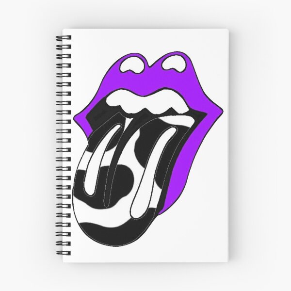 Item preview, PURPLE COW PRINT TONGUE designed and sold by ava-olivia.