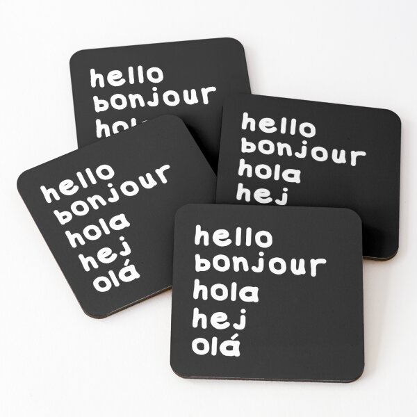 Item preview, Hello in 5 Languages T-SHIRT designed and sold by UNNETart.