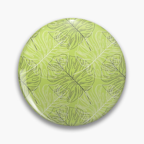Item preview, Lime Green Tropical Leaf Print designed and sold by sarahvonurban.