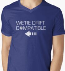 We're Drift Compatible Men's V-Neck T-Shirt