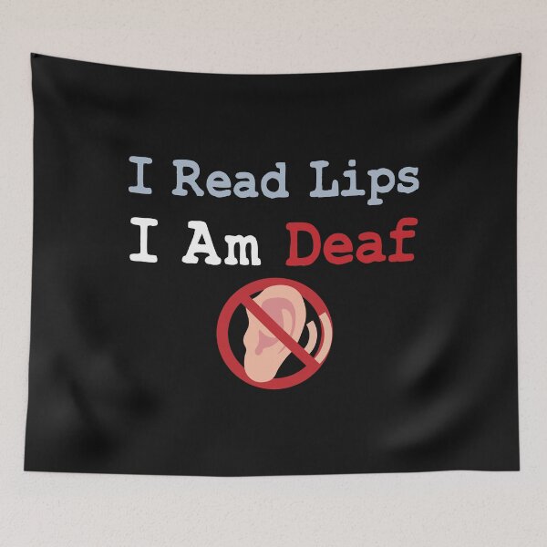 Item preview, I Am Deaf, I read Lips designed and sold by MS Design.