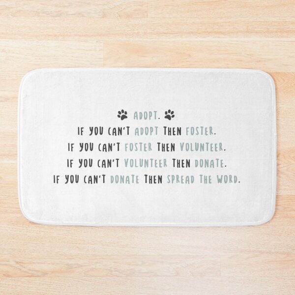 Item preview, Adopt, Foster, Volunteer, Donate, Spread the Word designed and sold by SnickerDoodleUS.