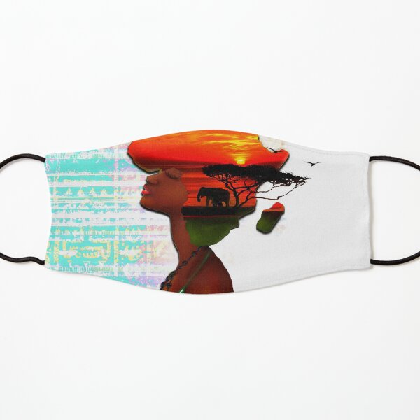 African Sunset Kids Mask