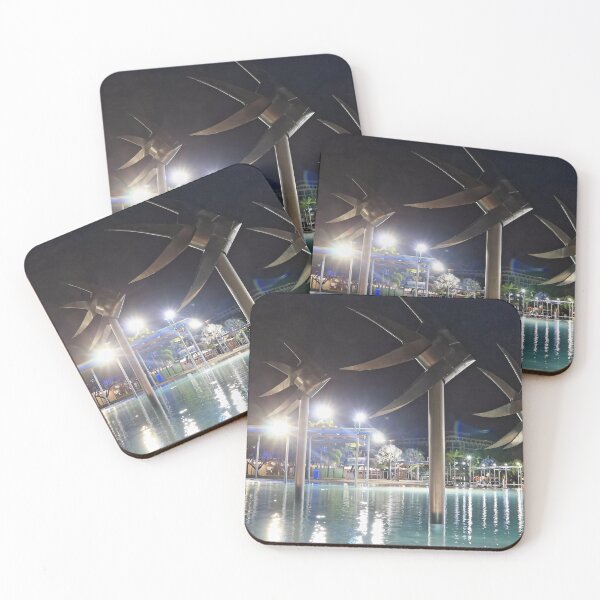 Item preview, Cairns Esplanade Lagoon at Night designed and sold by Randell Burke.