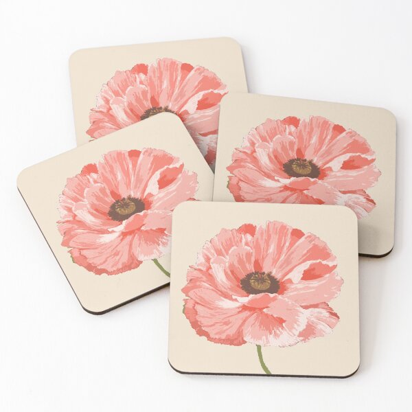 Item preview, Red Poppy on Cream Background designed and sold by Jan Palmer.