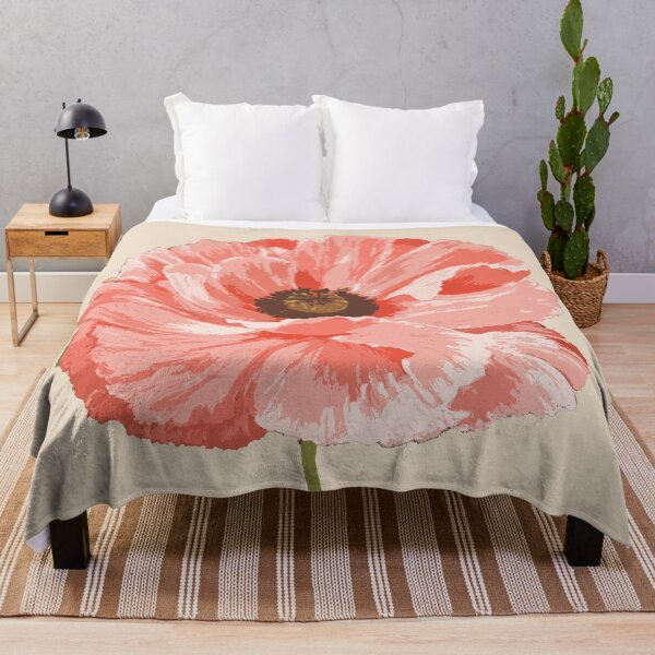 Item preview, Red Poppy on Cream Background designed and sold by Jan Palmer.