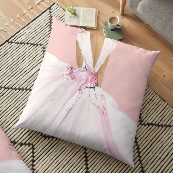 Pretty in Pink Floor Pillow