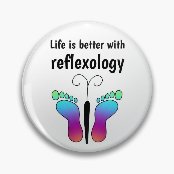 Item preview, Life is better with reflexology butterfly designed and sold by Onpointholistic.