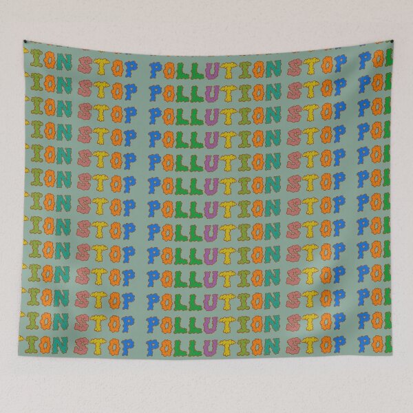 Item preview, STOP POLLUTION designed and sold by maggie-jm.