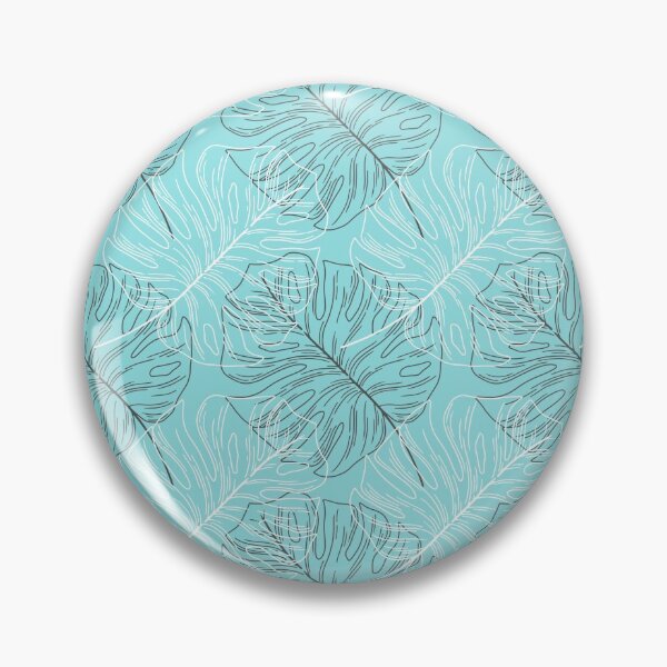 Item preview, Blue Tropical Leaf Pattern designed and sold by sarahvonurban.