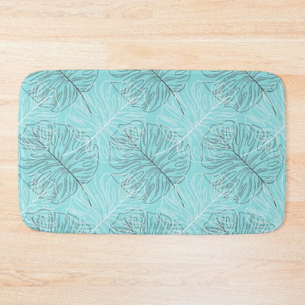 Item preview, Blue Tropical Leaf Pattern designed and sold by sarahvonurban.