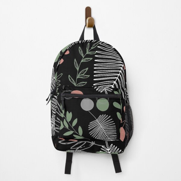 Item preview, Tropical palms leaves black pink green pattern for girls designed and sold by Adri Graterol.
