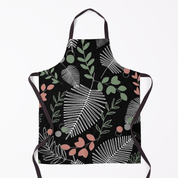 Item preview, Tropical palms leaves black pink green pattern for girls designed and sold by Adri Graterol.