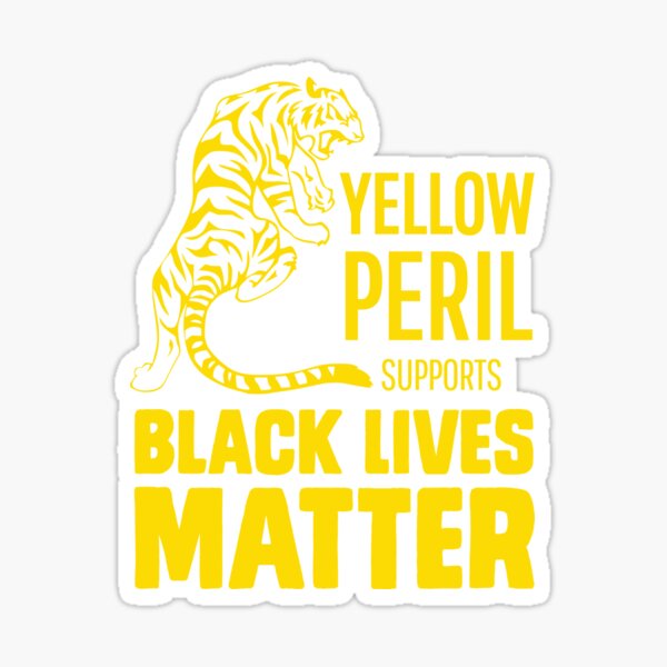 Yellow Peril Supports Black Lives Matter Sticker