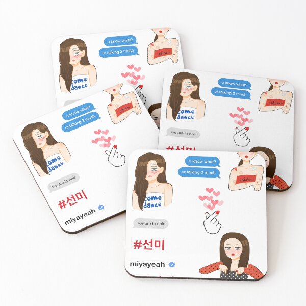 Item preview, sunmi noir stickers designed and sold by noraeshua.