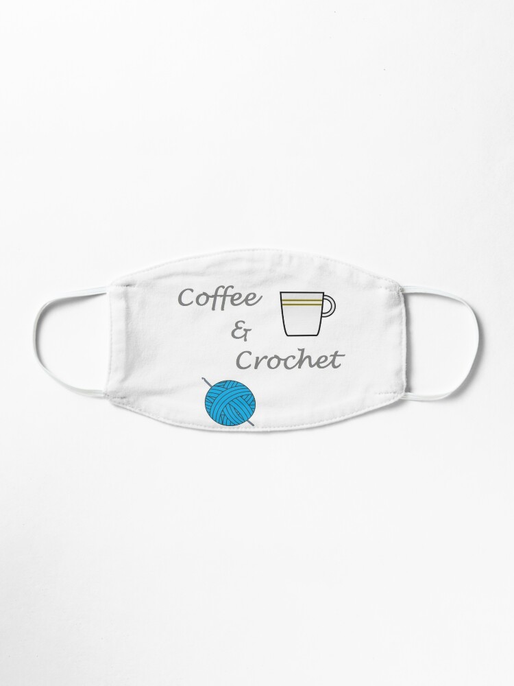 'Coffee and Crochet ' Mask by Craftdrawer
