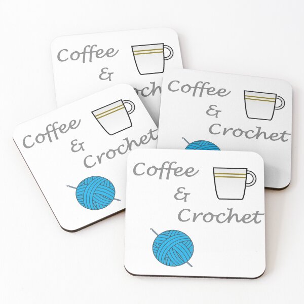 Item preview, Coffee and Crochet  designed and sold by Craftdrawer.