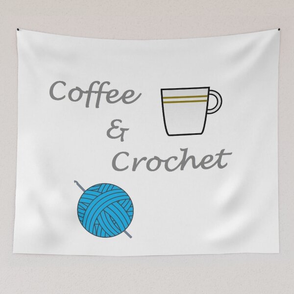 Item preview, Coffee and Crochet  designed and sold by Craftdrawer.
